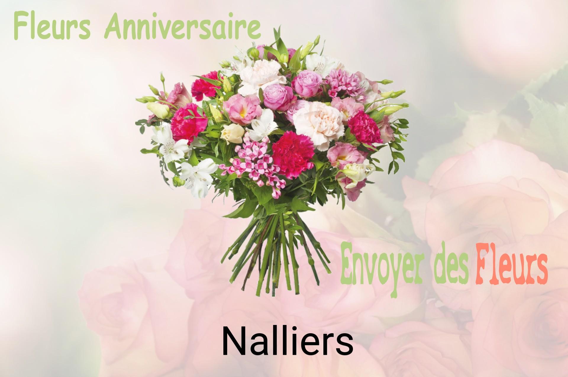 Bouquet de fleurs d’anniversaire livré à Nalliers