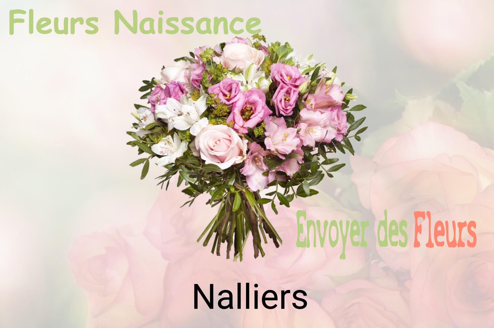 Bouquet de fleurs de naissance livré à Nalliers